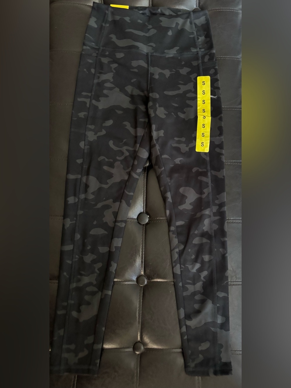 Danskin Black Gray Camo Jogger Pants